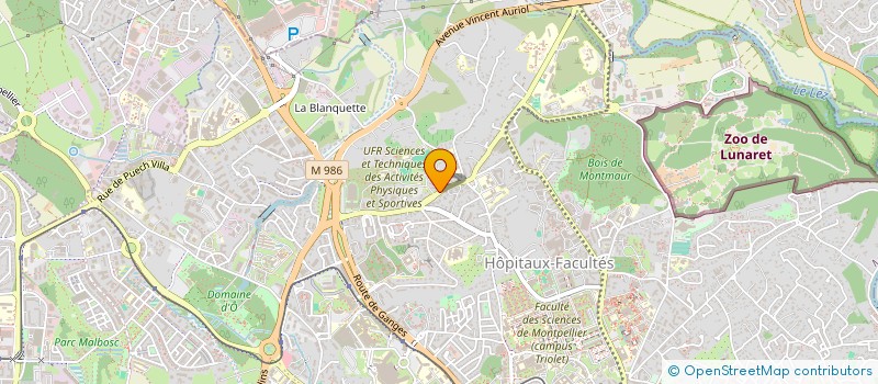 localisation de l'entreprise MONSIEUR NAVAZ RAMDJEE KESSAVDJEE à MONTPELLIER