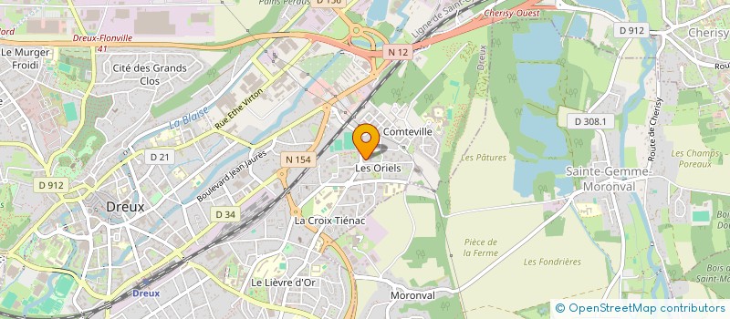 localisation de l'entreprise MONSIEUR NAVEED ASLAM à DREUX