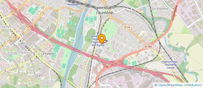 localisation de l'entreprise MONSIEUR NAVEED MOHAMMAD GARDEZI  SAINT-OUEN-L'AUMONE