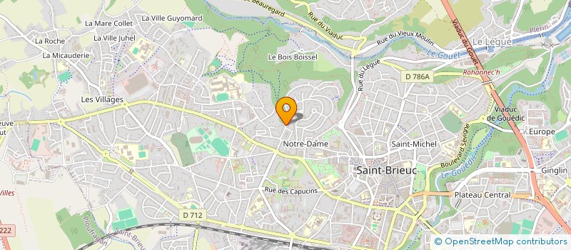 localisation de l'entreprise MONSIEUR NAVEED ZAKHEL à SAINT-BRIEUC