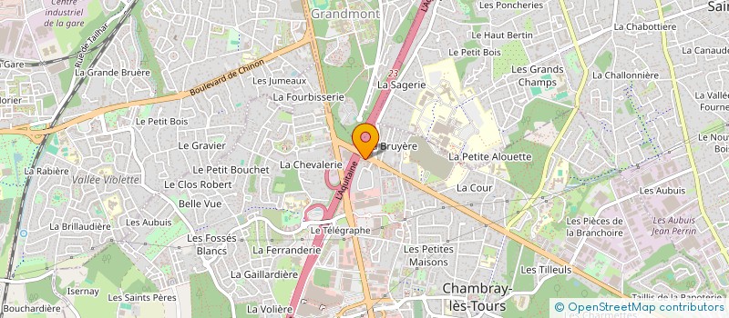 localisation de l'entreprise MONSIEUR NAVEEDULLAH SHIRZAI  CHAMBRAY-LES-TOURS