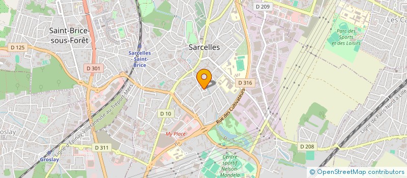 localisation de l'entreprise MONSIEUR NAVEID AZIZ à SARCELLES