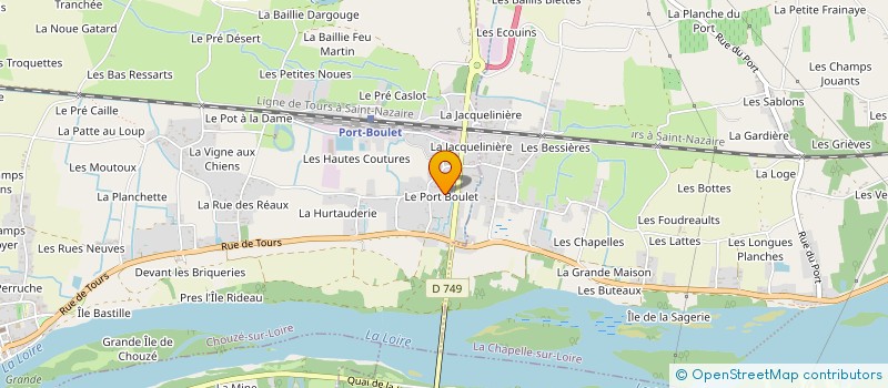 localisation de l'entreprise MONSIEUR NAVINEAU BUCHER  CHOUZE SUR LOIRE