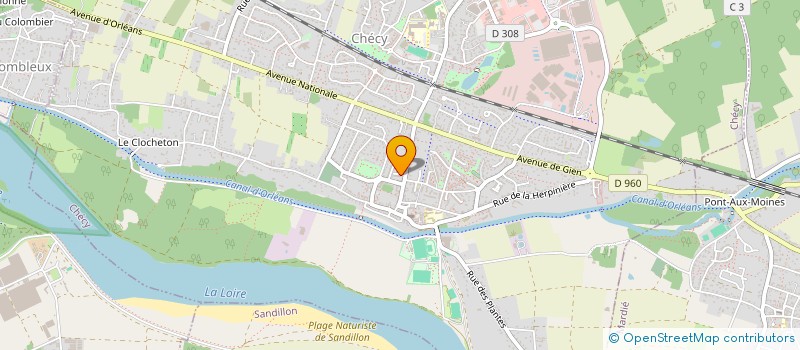 localisation de l'entreprise MONSIEUR NAVROUZ AMIRI à CHECY