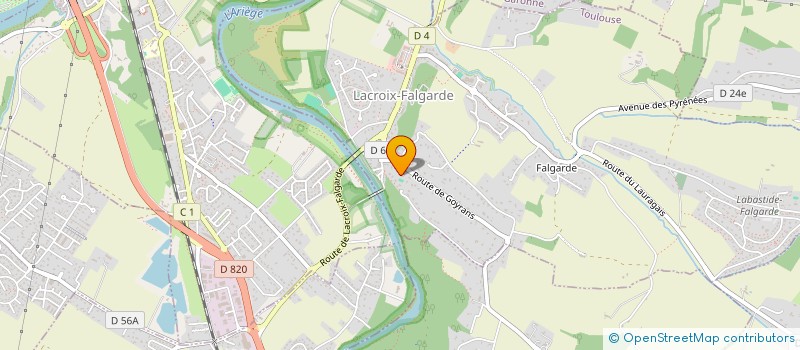 localisation de l'entreprise MONSIEUR NAVY CHASAGRANDE à LACROIX-FALGARDE