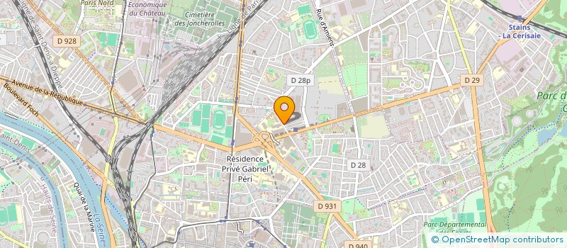 localisation de l'entreprise MONSIEUR NAWAB WAKILI  SAINT-DENIS