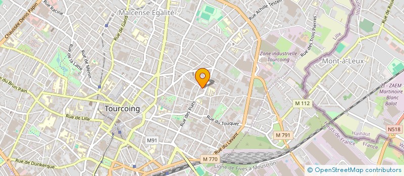 localisation de l'entreprise MONSIEUR NAWEED FAGHIRI  TOURCOING