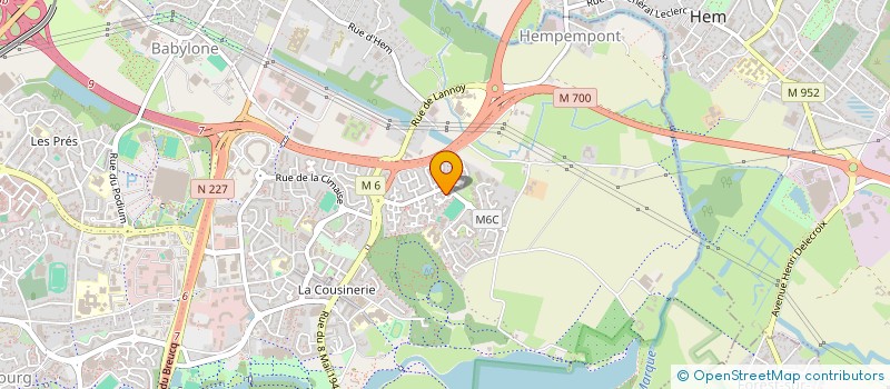 localisation de l'entreprise MONSIEUR NAWFAL ACHNAK à VILLENEUVE-D'ASCQ