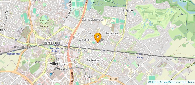 localisation de l'entreprise MONSIEUR NAWFAL IDRISSI  VILLENEUVE-D'ASCQ