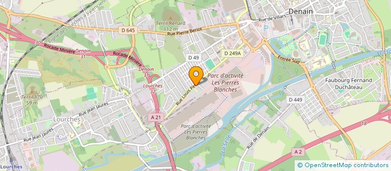 localisation de l'entreprise MONSIEUR NAWFAL MAKASEES  DENAIN