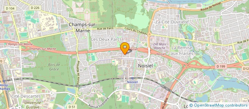 localisation de l'entreprise MONSIEUR NAWFAL NOORULAMEEN  NOISIEL