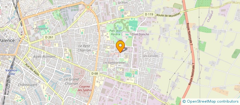 localisation de l'entreprise MONSIEUR NAWFAL SEFFAJE  VALENCE