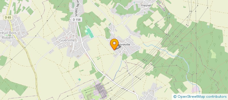 localisation de l'entreprise MONSIEUR NAWFAL SLIMANE  GUERVILLE