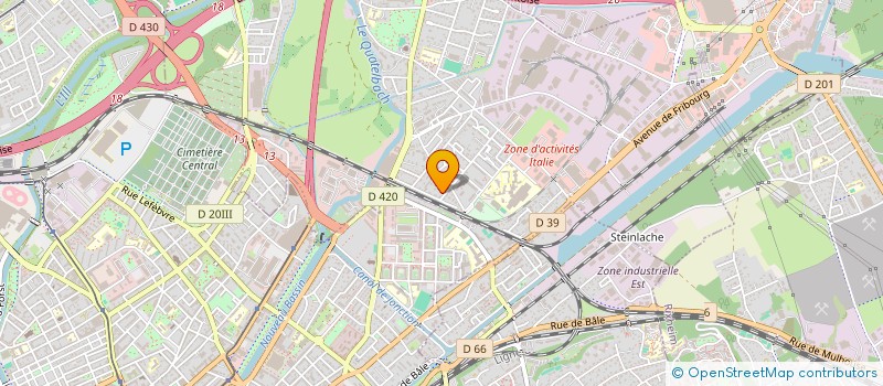 localisation de l'entreprise MONSIEUR NAWFEL BOUAMRA  ILLZACH