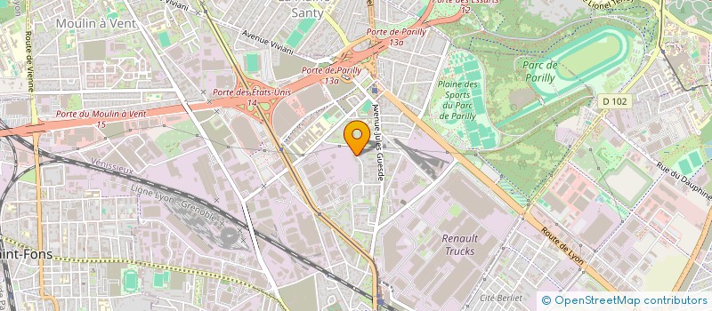 localisation de l'entreprise MONSIEUR NAWFEL BOURARA  VENISSIEUX