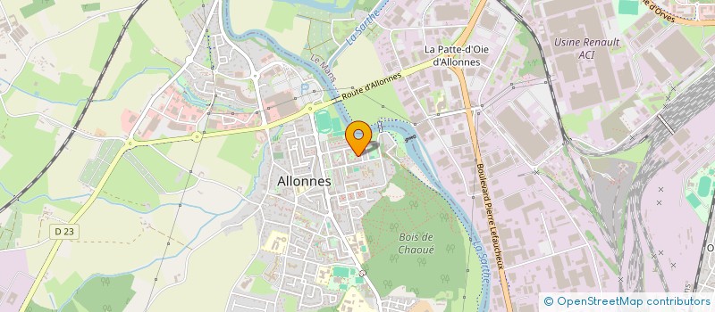 localisation de l'entreprise MONSIEUR NAWFEL BRAROU-SELMANI  ALLONNES