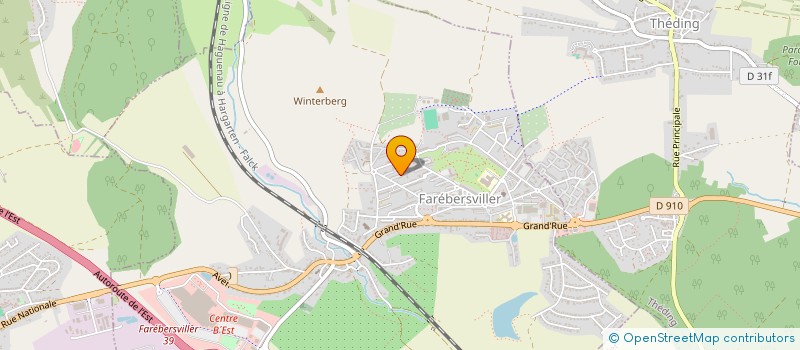 localisation de l'entreprise MONSIEUR NAWFEL DABA  FAREBERSVILLER