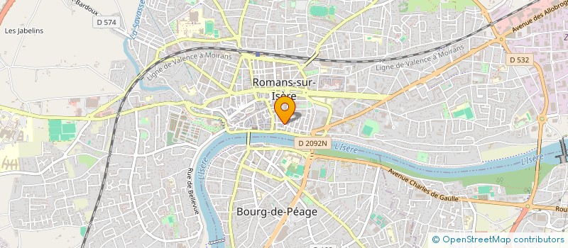 localisation de l'entreprise MONSIEUR NAWFEL EL HASSOUNI  ROMANS-SUR-ISERE