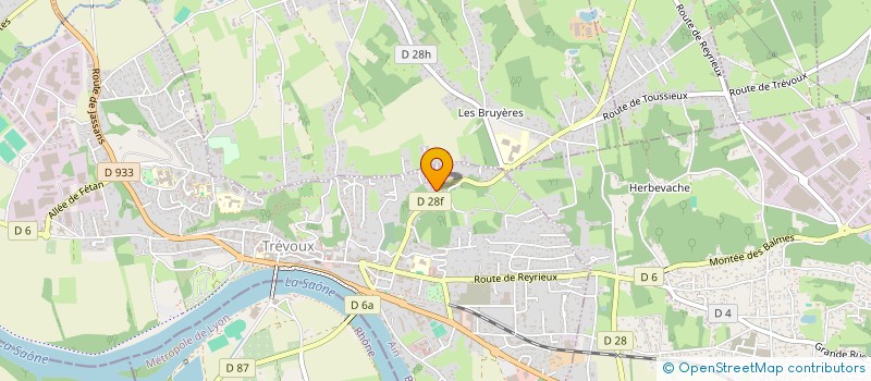 localisation de l'entreprise MONSIEUR NAWFEL GASPARD à TREVOUX