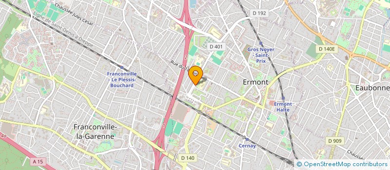 localisation de l'entreprise MONSIEUR NAWFEL RAHMOUNI  ERMONT