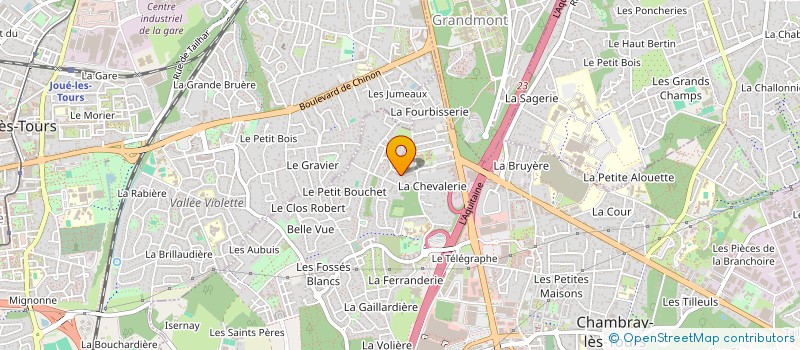 localisation de l'entreprise MONSIEUR NAWFEL TERRAD  CHAMBRAY-LES-TOURS