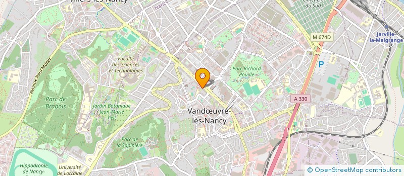 localisation de l'entreprise MONSIEUR NAWFEL TOURGA  VANDUVRE-LES-NANCY