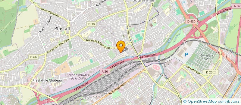 localisation de l'entreprise MONSIEUR NAWID YOUSUFZAI  MULHOUSE