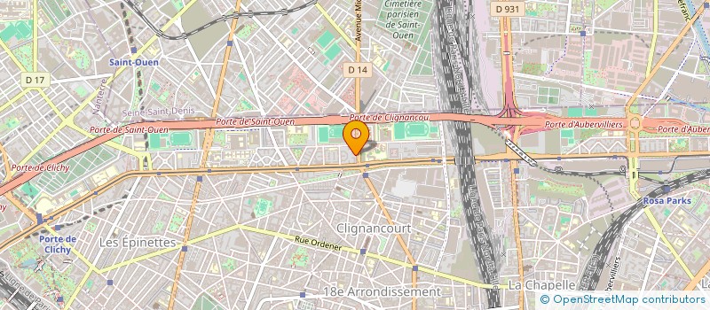 localisation de l'entreprise MONSIEUR NAWO BALLY  PARIS 18