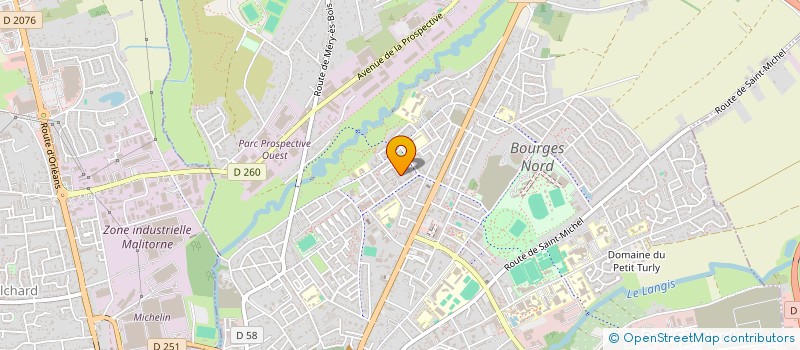 localisation de l'entreprise MONSIEUR NAWROOZ KHAN  BOURGES