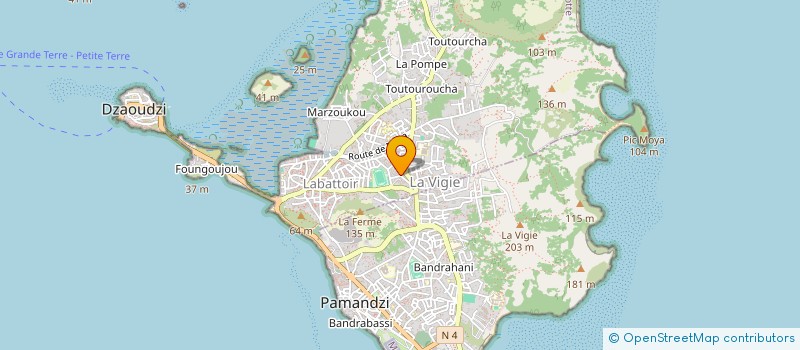 localisation de l'entreprise MONSIEUR NAYAM ABDEREMAN à DZAOUDZI
