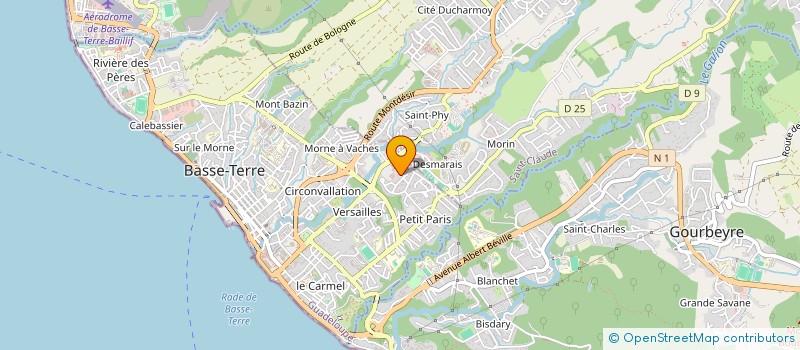 localisation de l'entreprise MONSIEUR NAYBY MICHEL  BASSE-TERRE