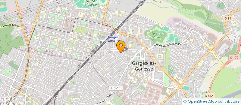 localisation de l'entreprise MONSIEUR NAYER BAKHSH ABBAS  GARGES LES GONESSE