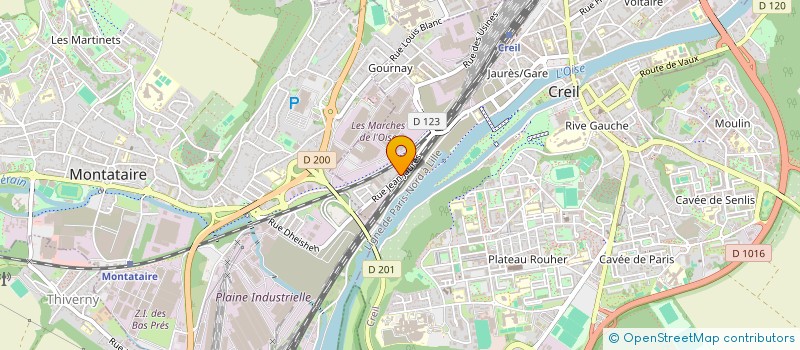 localisation de l'entreprise MONSIEUR NAYYAR FAROOQ  CREIL