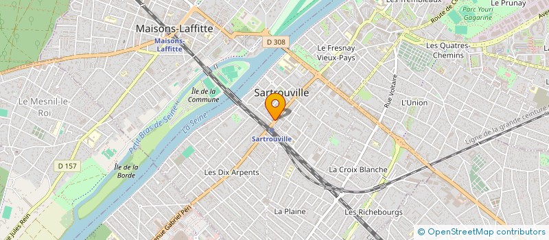 localisation de l'entreprise MONSIEUR NAZAK KHAN à SARTROUVILLE