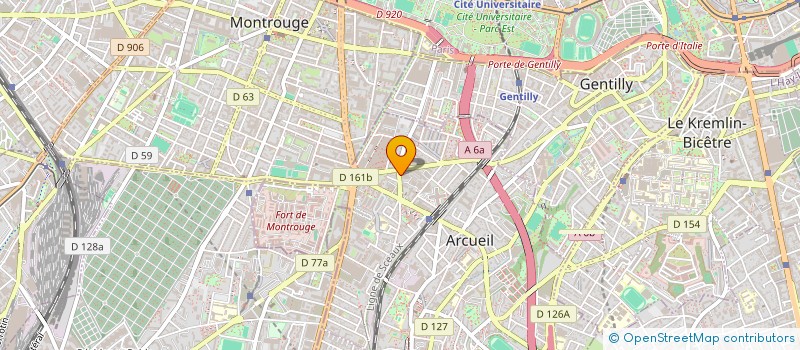localisation de l'entreprise MONSIEUR NAZANIN POUYANDEH à ARCUEIL