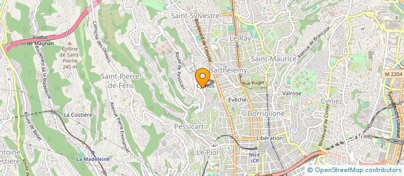 localisation de l'entreprise MONSIEUR NAZAR OLESHCHUK à NICE