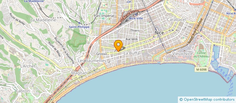 localisation de l'entreprise MONSIEUR NAZARBEK KHIZRIEV  NICE