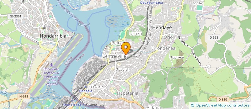 localisation de l'entreprise MONSIEUR NAZARETH AMADOR à HENDAYE