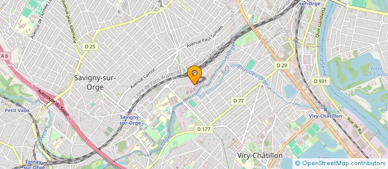localisation de l'entreprise MONSIEUR NAZEER ATAYE à SAVIGNY-SUR-ORGE