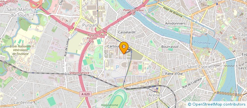 localisation de l'entreprise MONSIEUR NAZER KAMAL  TOULOUSE