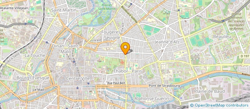 localisation de l'entreprise MONSIEUR NAZER NAZARI  RENNES