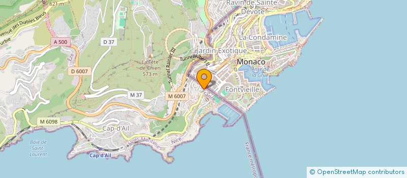 localisation de l'entreprise MONSIEUR NAZIH BENHENDA à CAP D'AIL