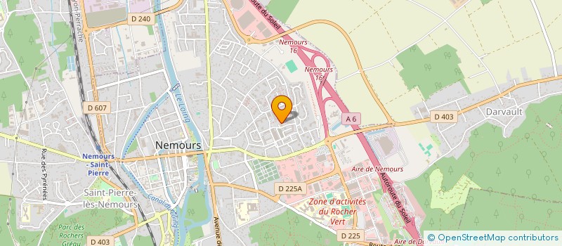 localisation de l'entreprise MONSIEUR NAZIH CHAMAS  NEMOURS