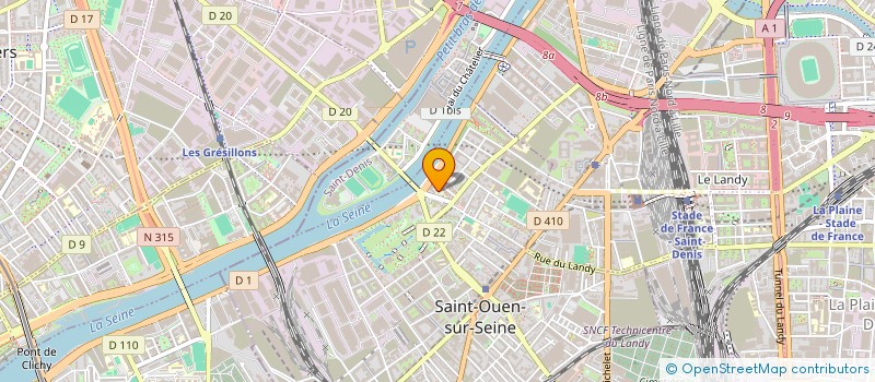 localisation de l'entreprise MONSIEUR NAZIM BENSALEM à SAINT-OUEN-SUR-SEINE