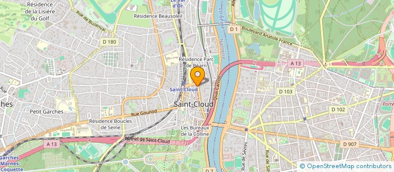 localisation de l'entreprise MONSIEUR NAZIM BEY BOUMEZRAG à SAINT-CLOUD
