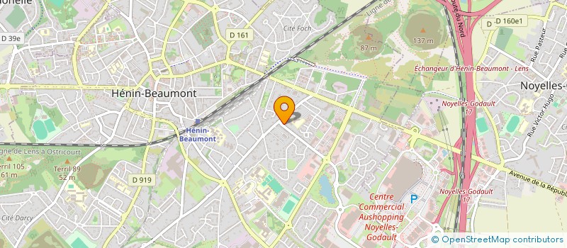 localisation de l'entreprise MONSIEUR NAZIM CHEBABHA  HENIN-BEAUMONT