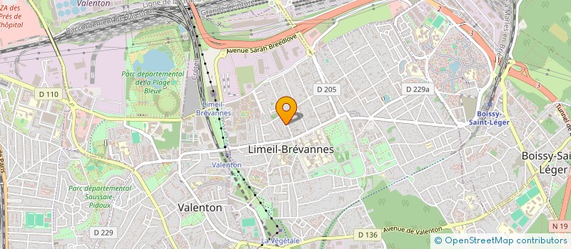 localisation de l'entreprise MONSIEUR NAZIM HARAOUI  LIMEIL-BREVANNES