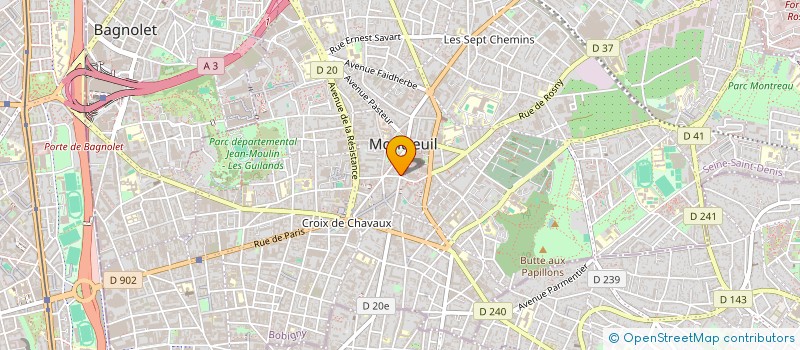 localisation de l'entreprise MONSIEUR NAZIM UDDIN à MONTREUIL