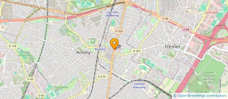 localisation de l'entreprise MONSIEUR NAZIR AHAMADA à ANTONY