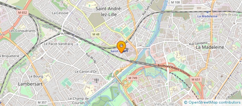 localisation de l'entreprise MONSIEUR NAZIR HAJJAR à SAINT-ANDRE-LEZ-LILLE